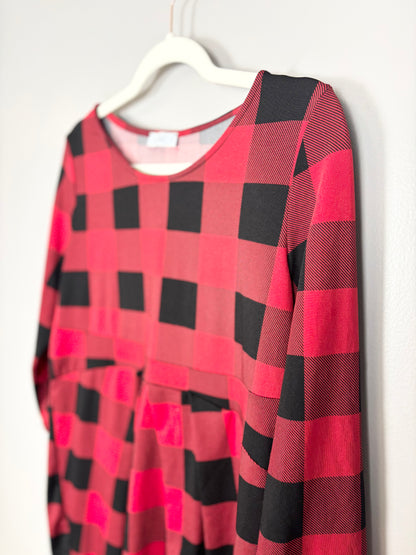 L - La Clef Buffalo Plaid Shirt