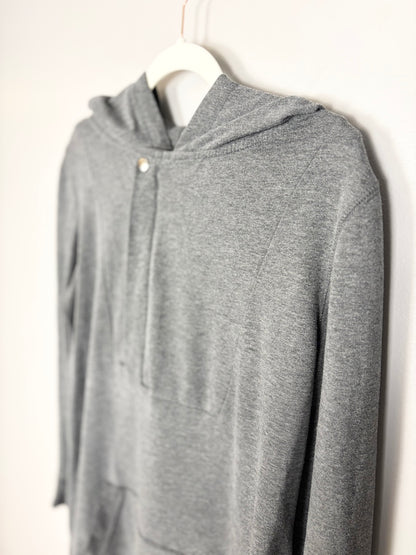 L - Thyme Grey Nursing Hoodie