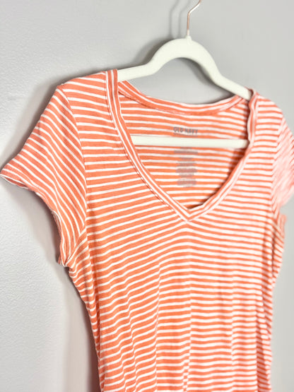 M - Old Navy Orange Stripe Tee