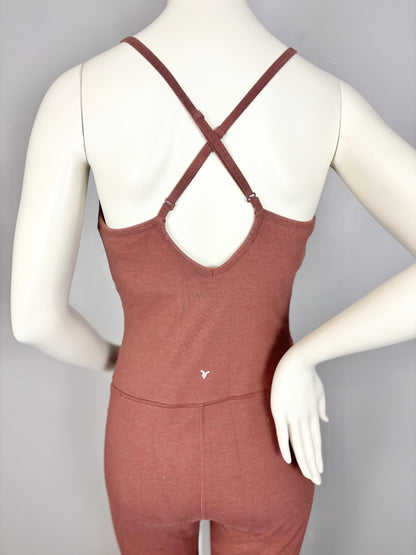 L - Old Navy Powerchill One Piece Bodysuit in Rust
