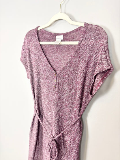L - Motherhood Plum Knit Shirt