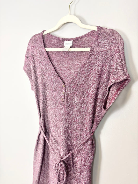 L - Motherhood Plum Knit Shirt