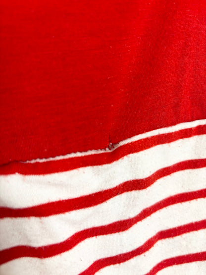XL - Red Striped Nursing Tank