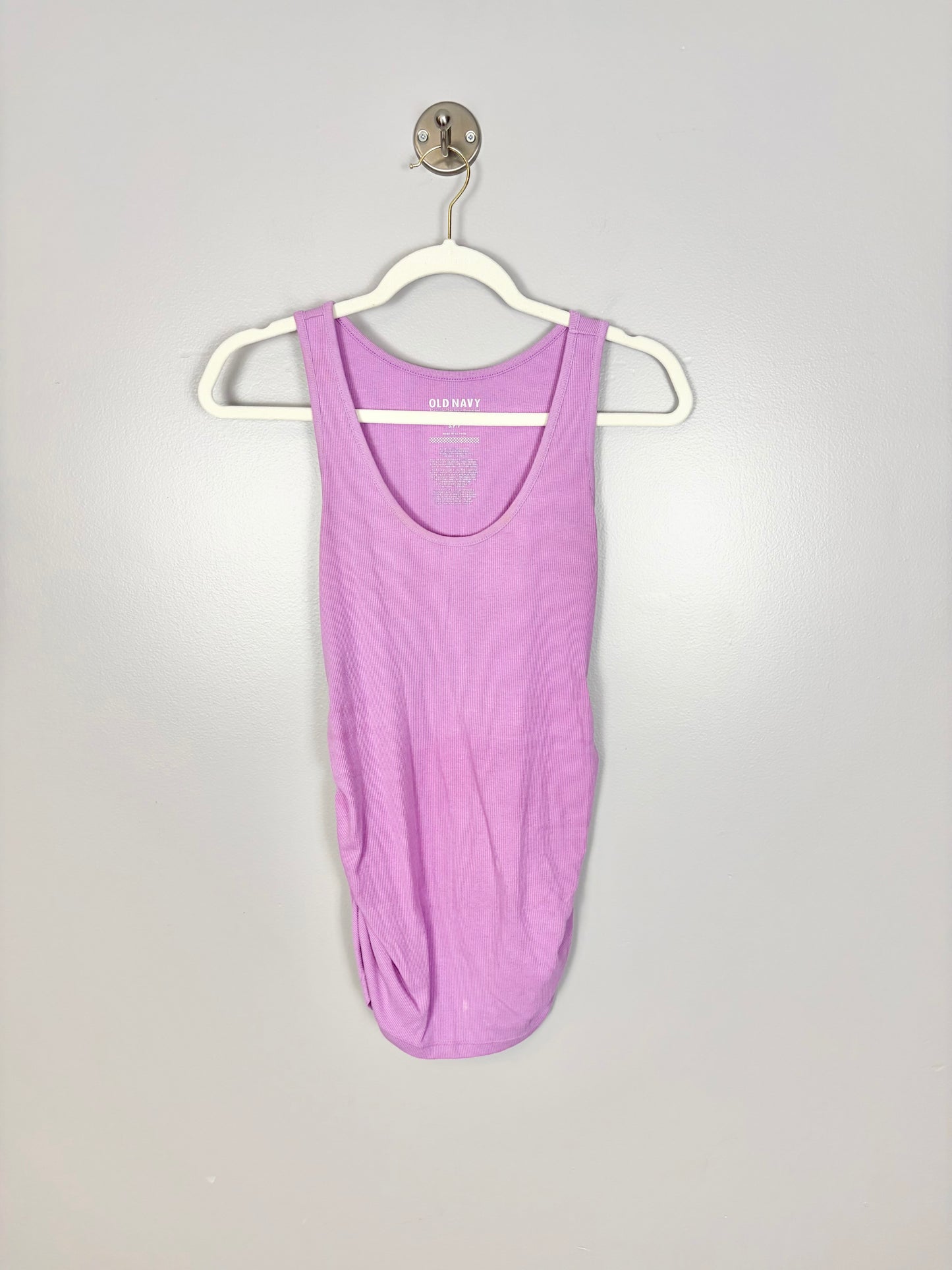 S - Old Navy Orchid Fitted Ribbed Tank