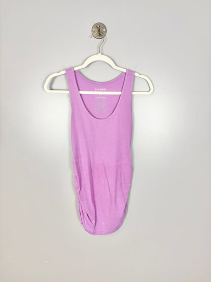 S - Old Navy Orchid Fitted Ribbed Tank