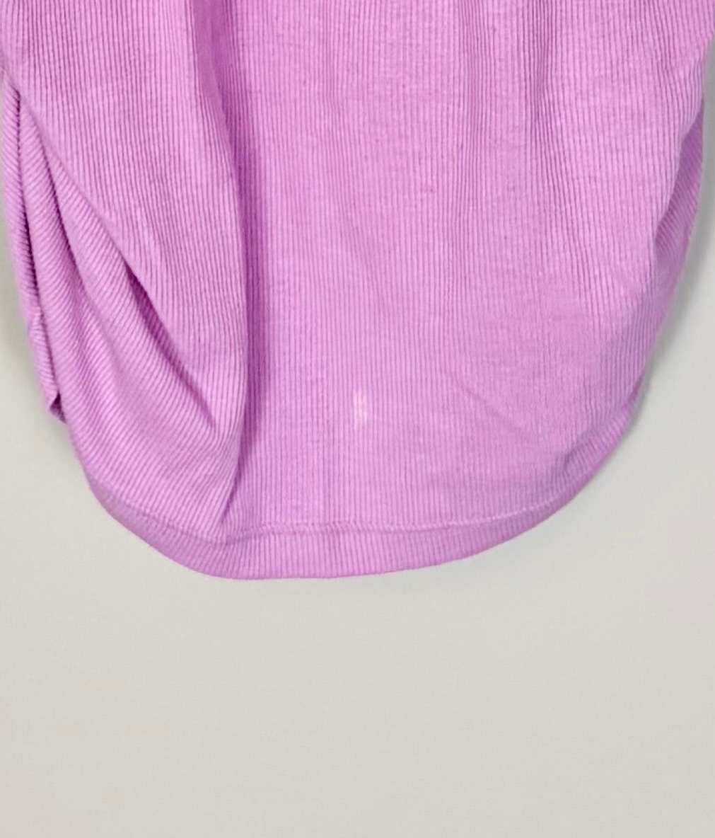 S - Old Navy Orchid Fitted Ribbed Tank
