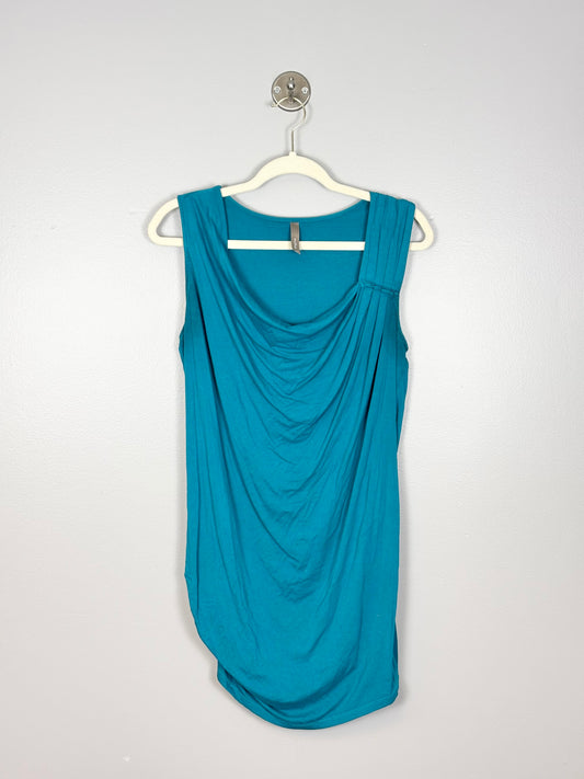 L - Thyme Teal Sleeveless Top