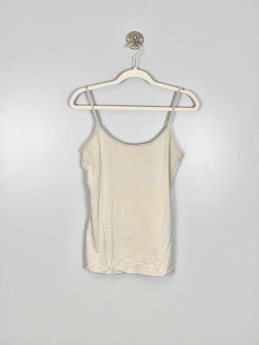 M - Old Navy Fitted Beige Maternity Tank