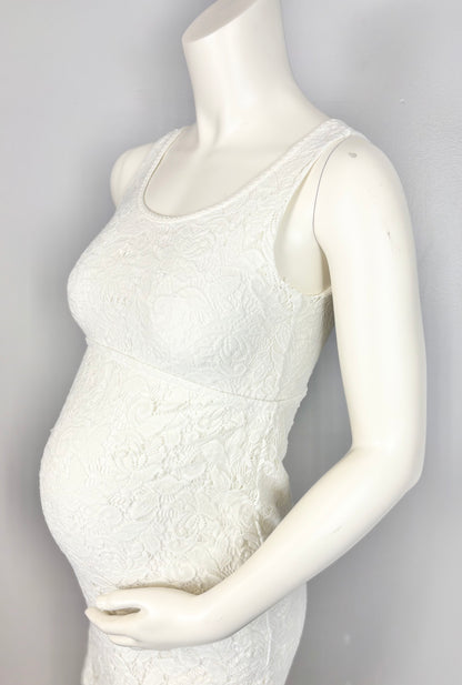 S - H & M White Lace Mini Dress