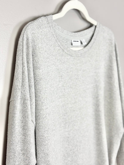 M - Noise May Oversized Soft Grey Sweater