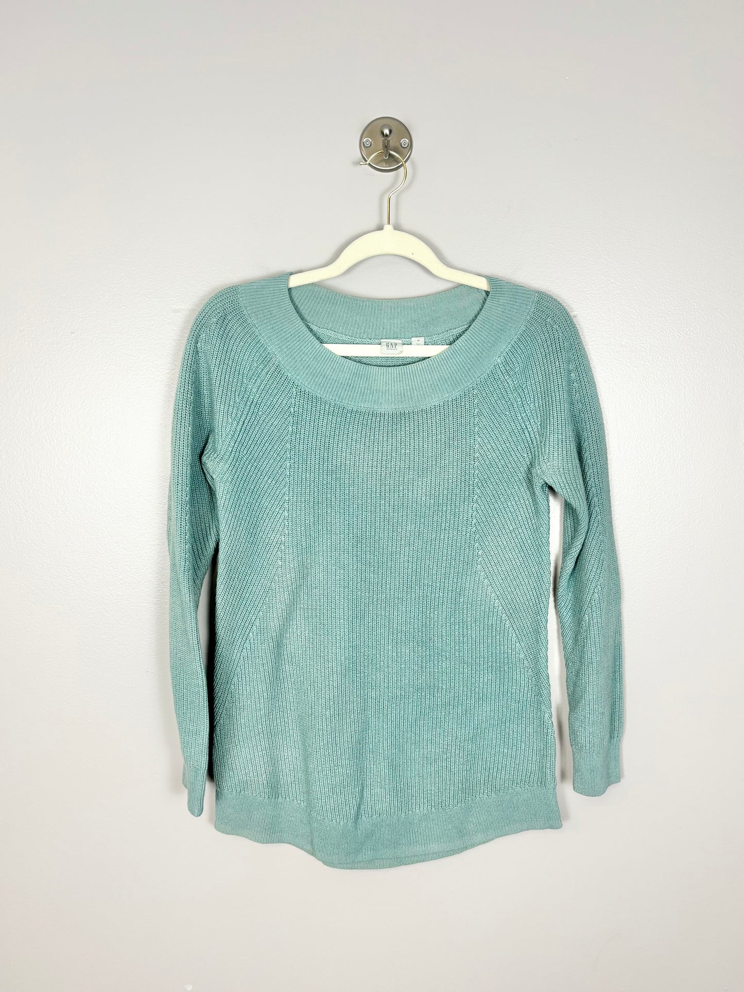 M - Gap Teal Knit Sweater