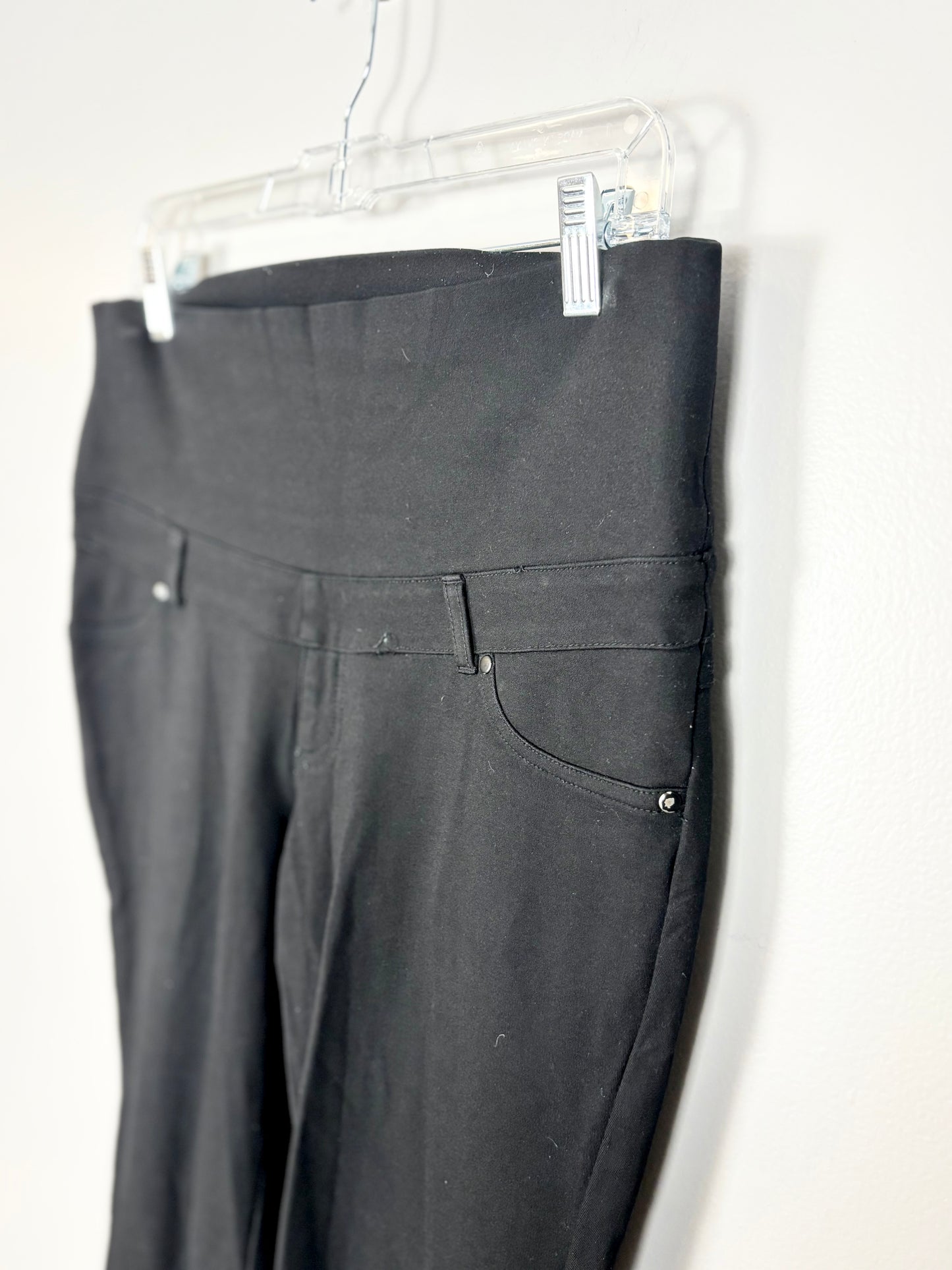 M - Thyme Black Stretch Skinny Dress Pant