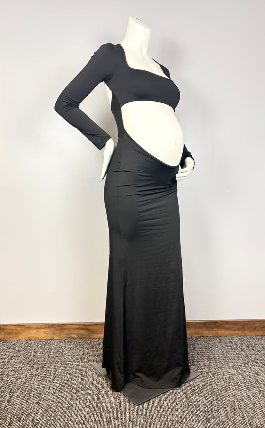 XS/S - Black Cutout Maxi Dress