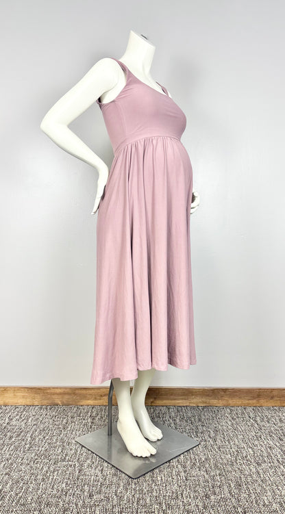 M - Ardene Dusty Rose Slit-Front Dress