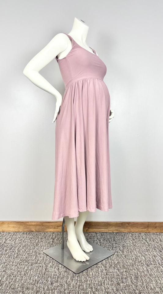 M - Ardene Dusty Rose Slit-Front Dress