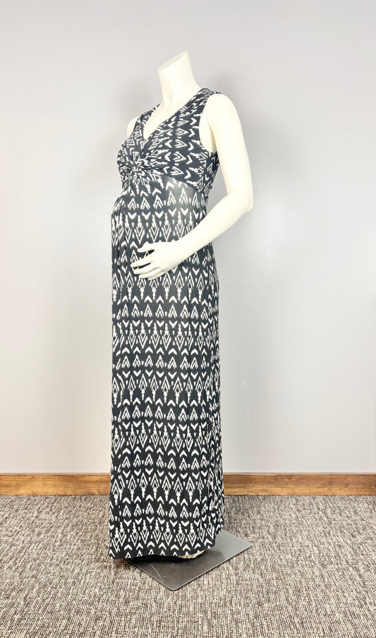 M - Mario Serrani Geometric Maxi Dress