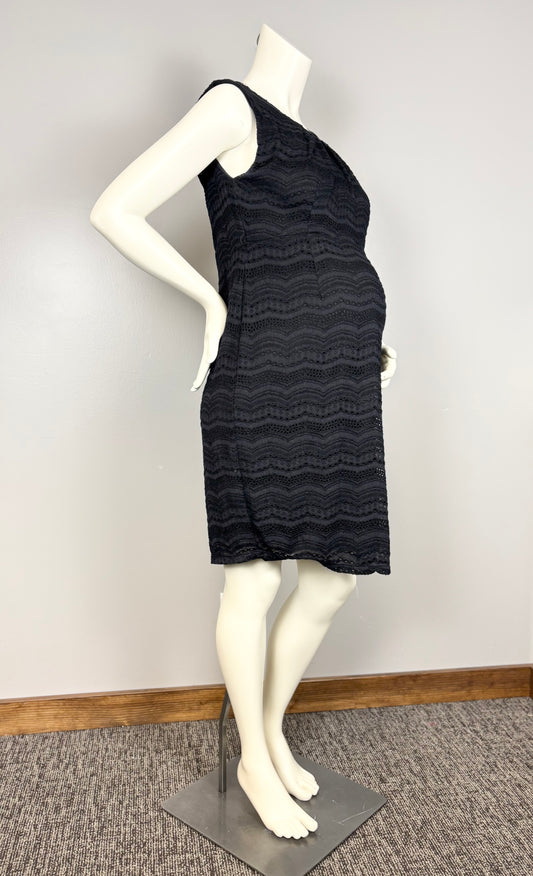 L – Thyme Black Lace Dress
