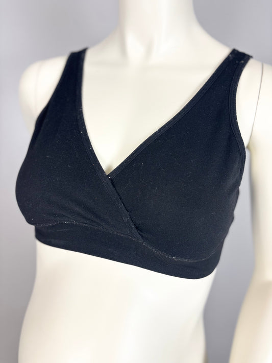 L - Bravado Black Ribbed Bralette