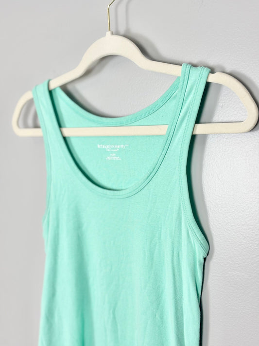 M - Liz Lange Teal Maternity Tank
