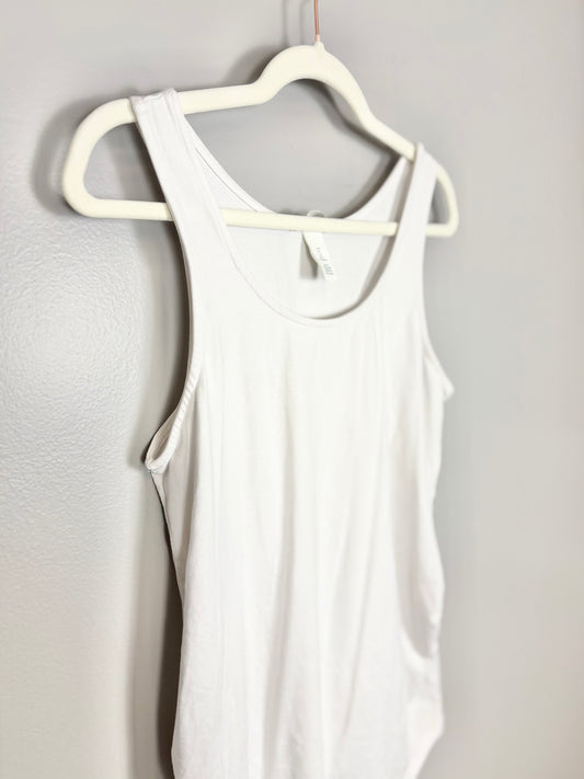 L - H & M White Maternity Tank