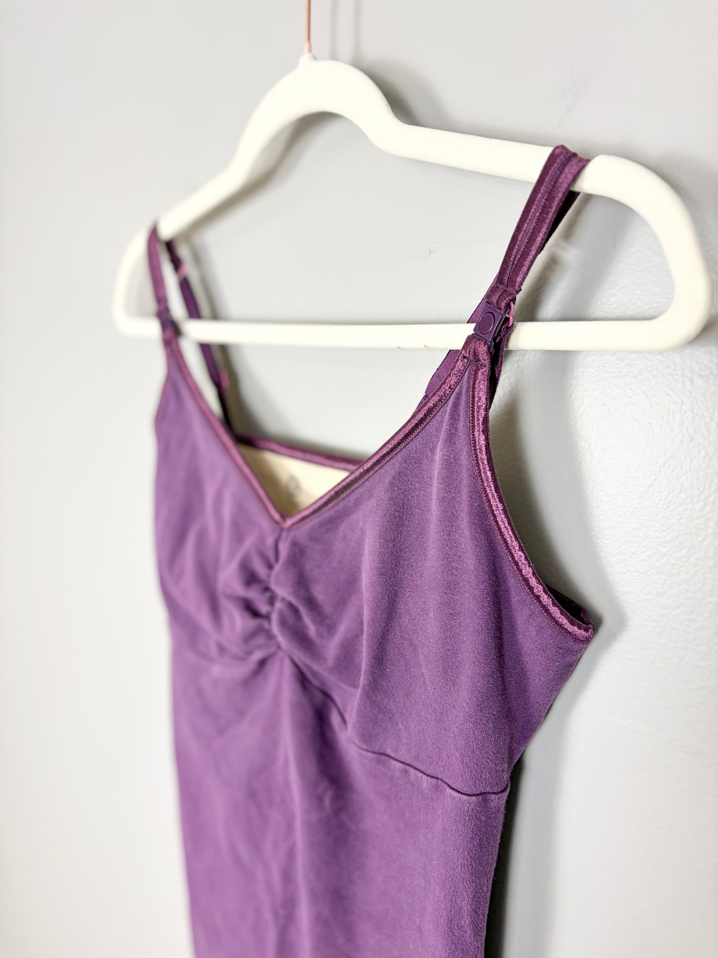 S/34D - Bravado Plum Nursing Tank