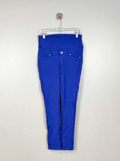 M - Thyme Cobalt Blue Stretch Cotton Pants