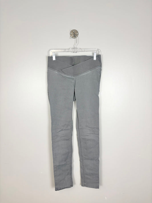M/Size 8 - H & M Mama Grey Low Panel Chinos