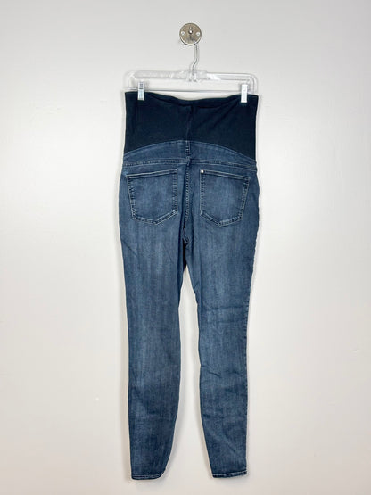 L - H & M Mama Dark Skinny Jeans