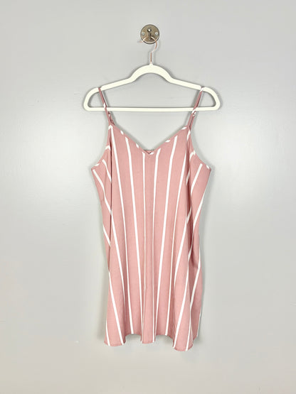 M - SHEIN Soft Pink Stripe Camisole