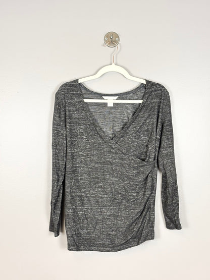 L - H & M Cross Front Nursing Top