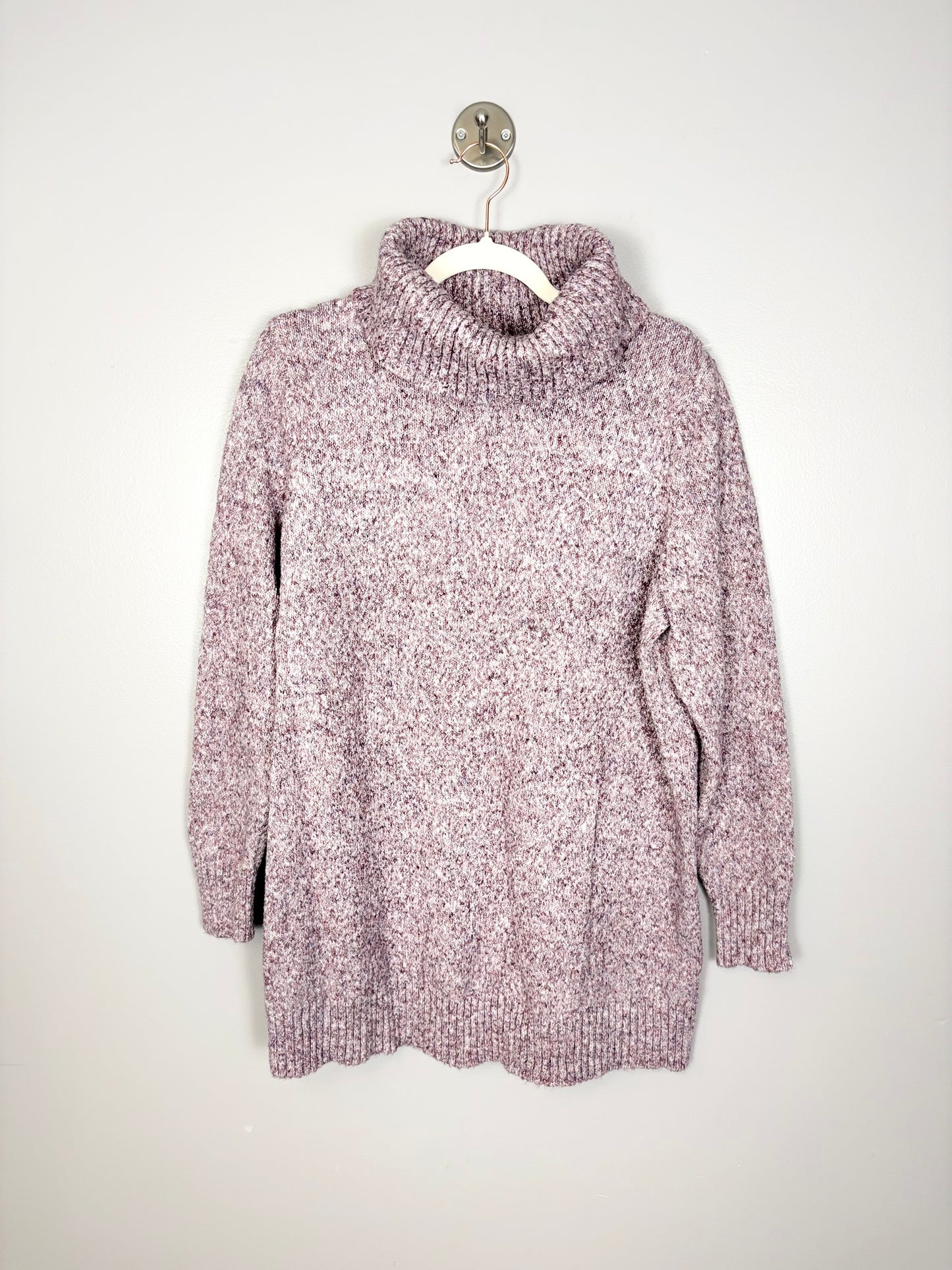 L - Old Navy Purple Turtleneck Sweater