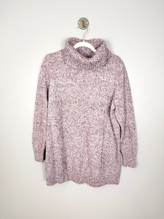 L - Old Navy Purple Turtleneck Sweater