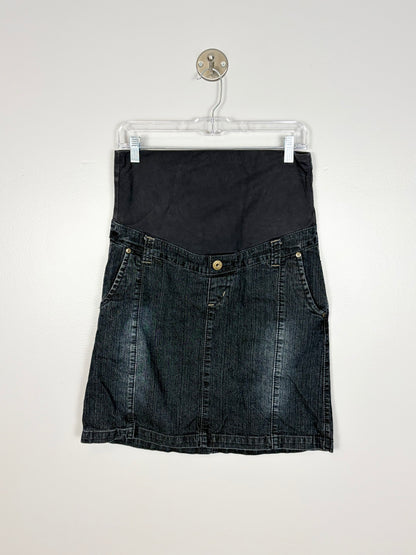M - Thyme Darkwash Denim Skirt