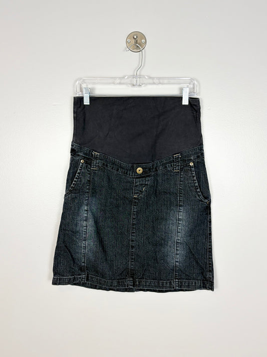 M - Thyme Darkwash Denim Skirt