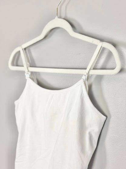 S - Thyme White Nursing Tank