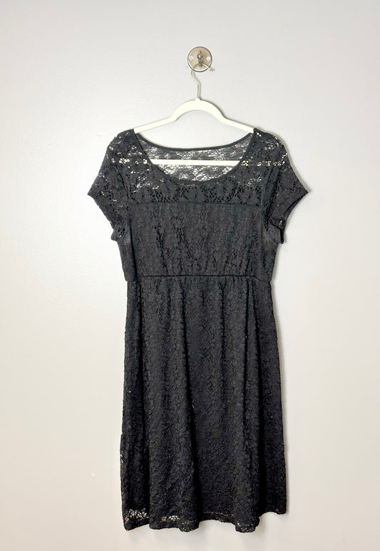L - Unknown Brand Black Lace Dress