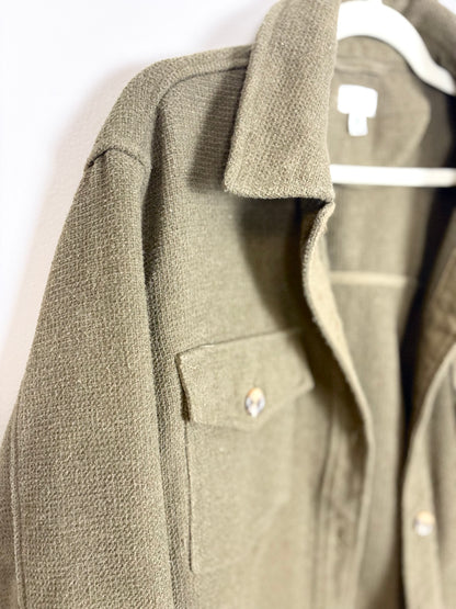 M - NOA Army Green Shacket
