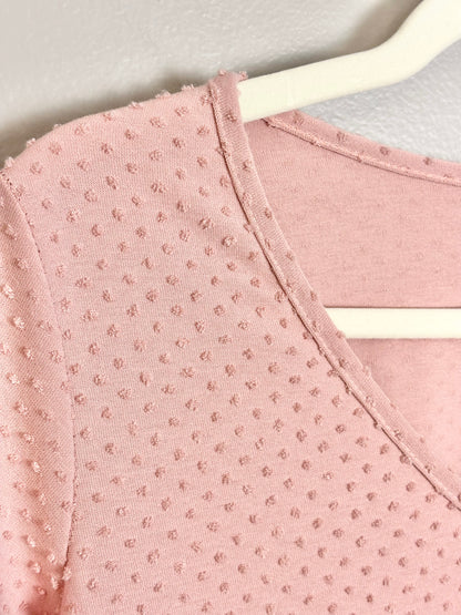 S - Hello Miz Pink Swing Top