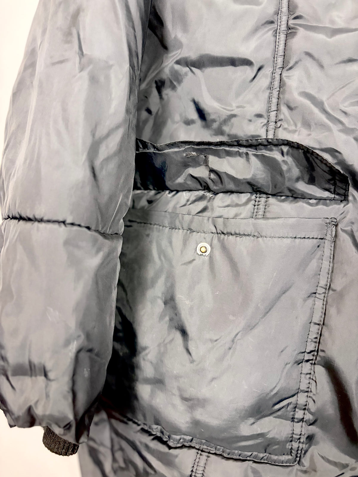 XL - Modern Eternity Quilted Black Puffer Jacket