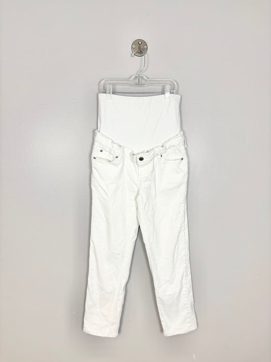 XS/Size 25 - Gap White Maternity Jeans