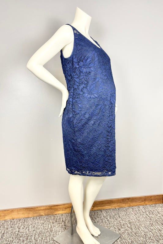 XL – Stork & Babe Navy Lace Dress