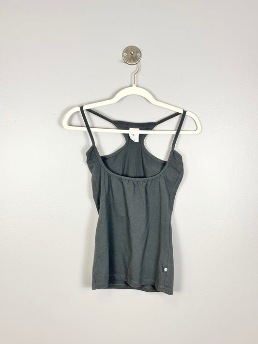 S - Naked Dark Grey Nursing Tank