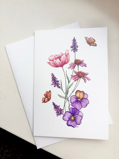 Spring Florals Greeting Card