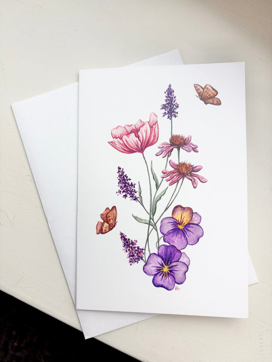Spring Florals Greeting Card