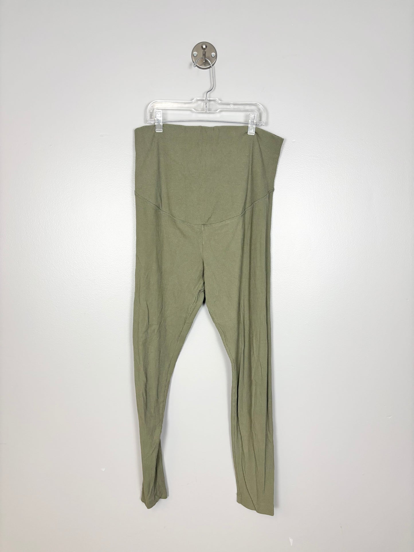M - Old Navy Ribbed Green Leggings