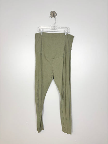 M - Old Navy Ribbed Green Leggings