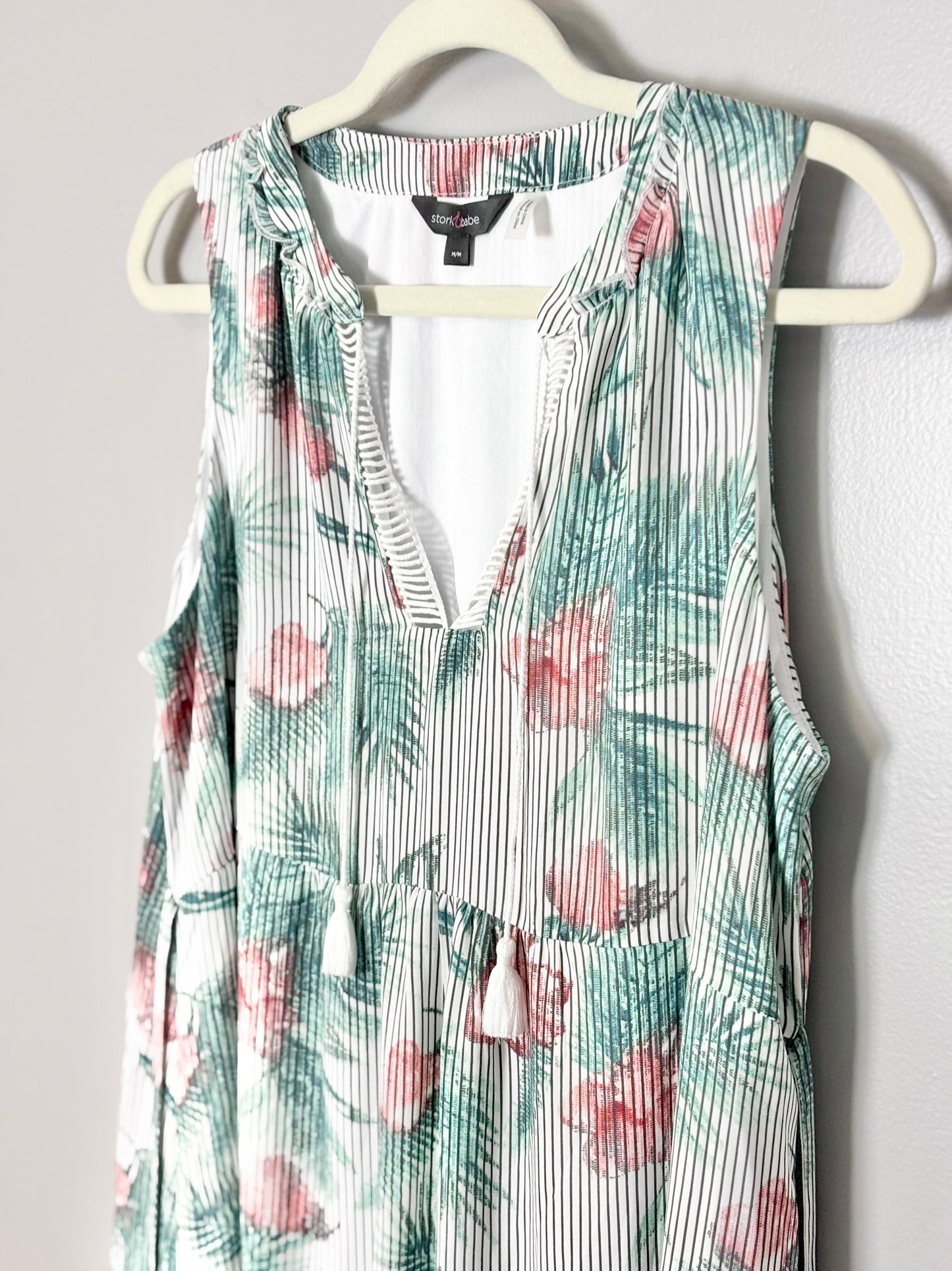 M - Stork & Babe Tropical Tassels Dress