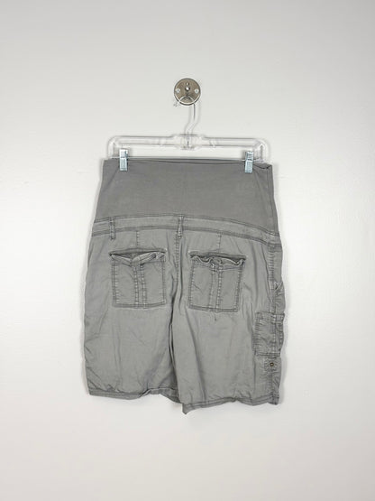 XL - Thyme Grey Cotton Shorts
