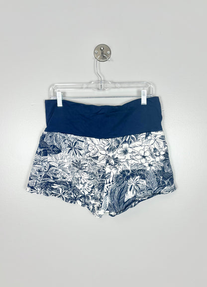 M - Old Navy Tropical Print Sweat Shorts