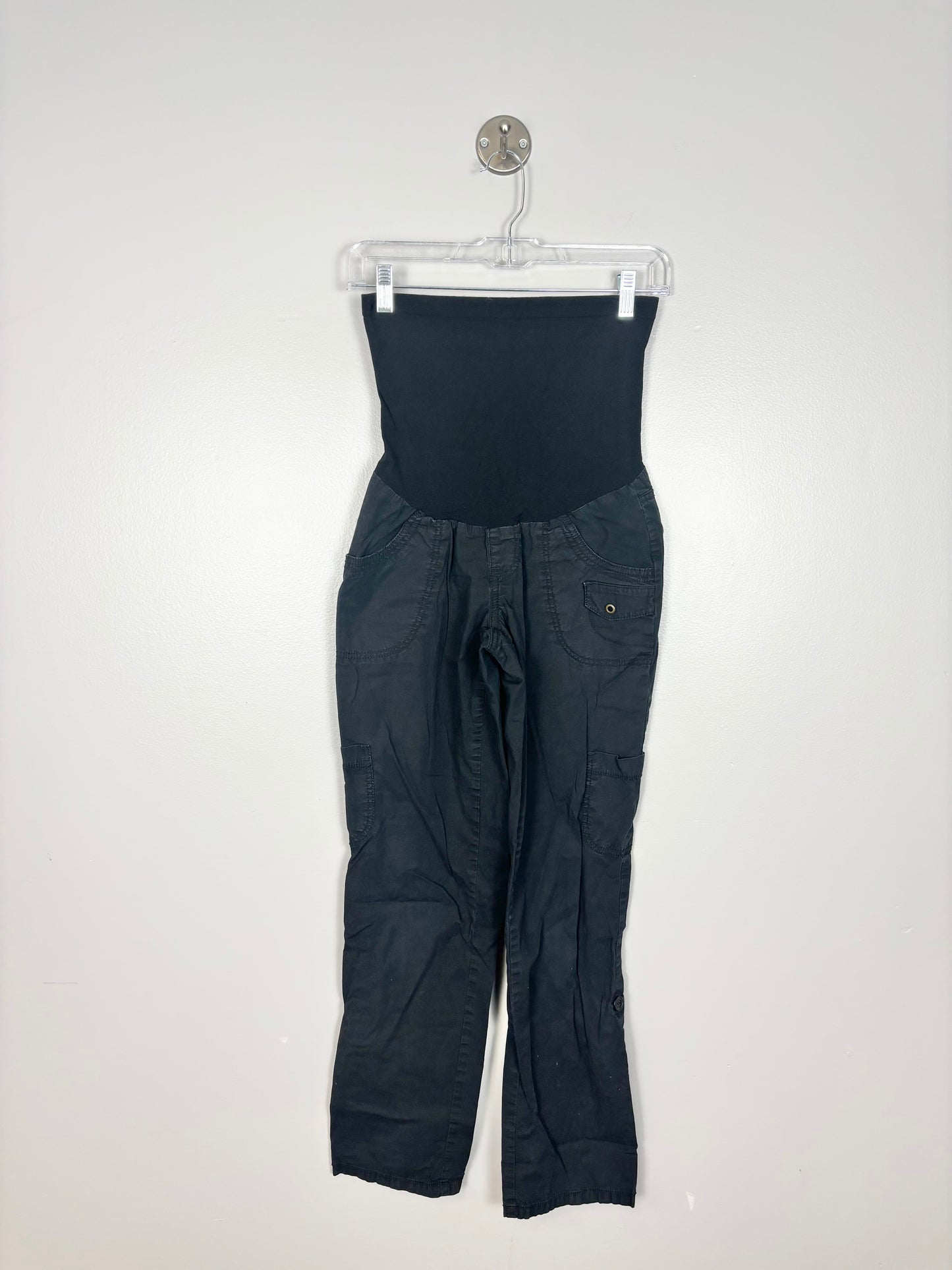 S - Motherhood Black Cotton Pant